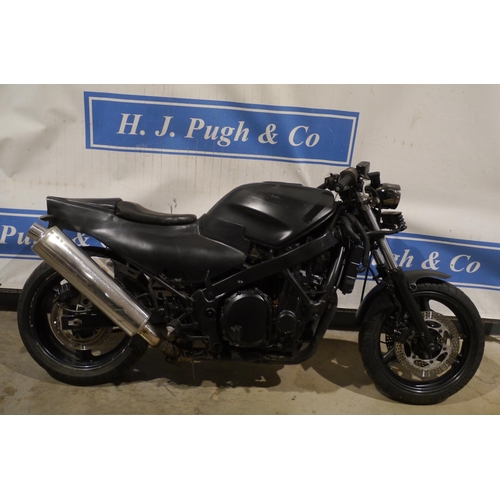 741 - Honda CBR 1000F SC21. 999cc. 1987. Streetfighter custom. Came from a collection. Not been running re... 
