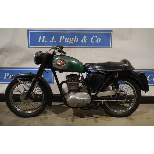 742 - BSA C15 motorcycle with C25 head. Frame No. 8172. Engine No. SS9941. Turns over with good compressio... 