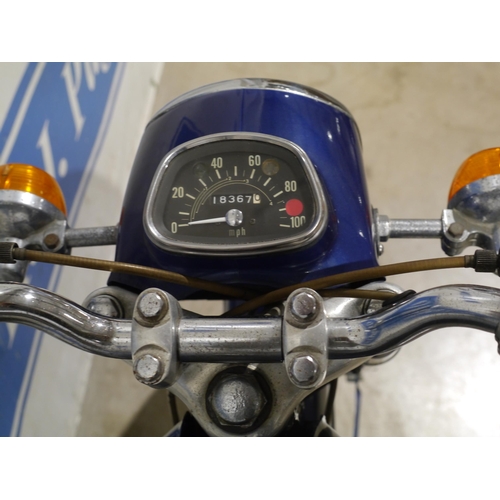 747 - Honda CD175 motorcycle. 175cc. 1971. Runs and rides but needs battery. Tax and MOT exempt. Comes wit... 