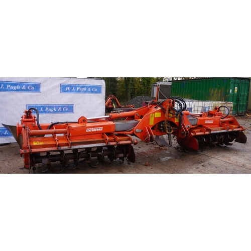 126 - Grimme 2 bed tiller with Scanstone ridgers