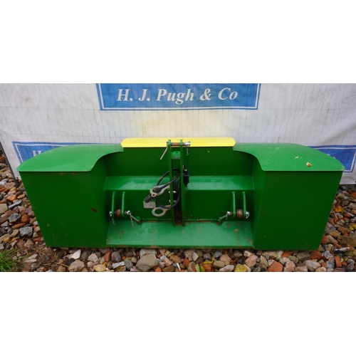 151 - 2020 Sumo front weight box 1500kg JD Green