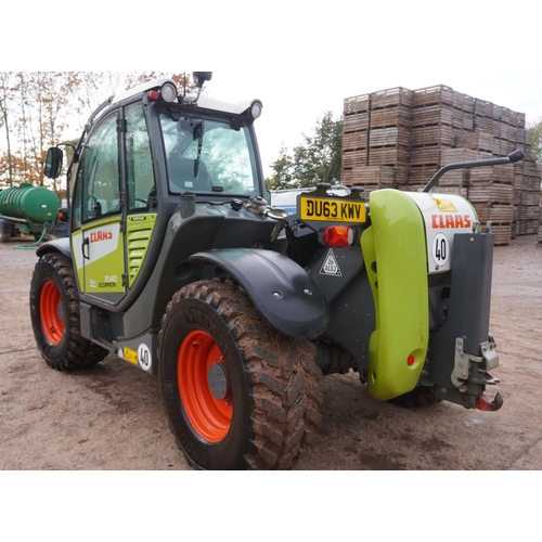 155 - 2013 Claas Scorpion 7040 loader, 2674hrs. Taylor headstock, PUH. Tyres- 460/70 R24 industrial. Must ... 