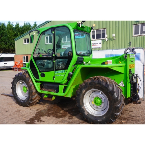 155A - Merlo Farmer P34.7 loadall, PUH, 3094hrs, Michelin 460/70 R24 industrial tyres. Must remain on site ... 