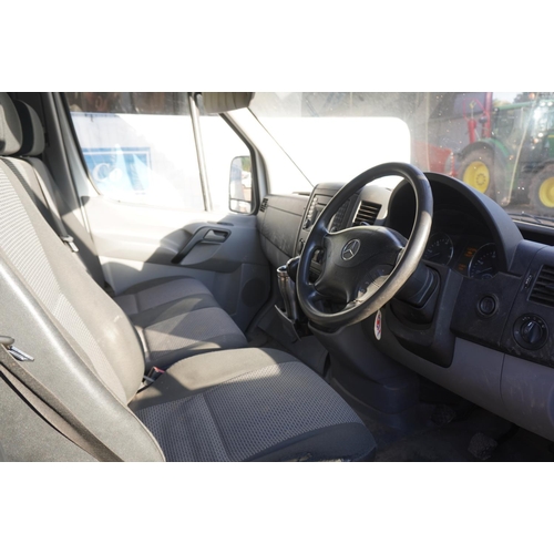 157 - 2013 Mercedes Sprinter 313 CDi van. Complete fitted workshop benches and storage, 122,374miles. MOT ... 