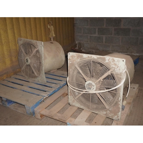 261 - 3 Electric fan units