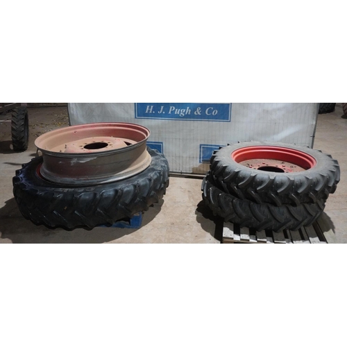 278 - Row crop wheels to fit Fendt 270/95R32 340/85R48 only one rear tyre