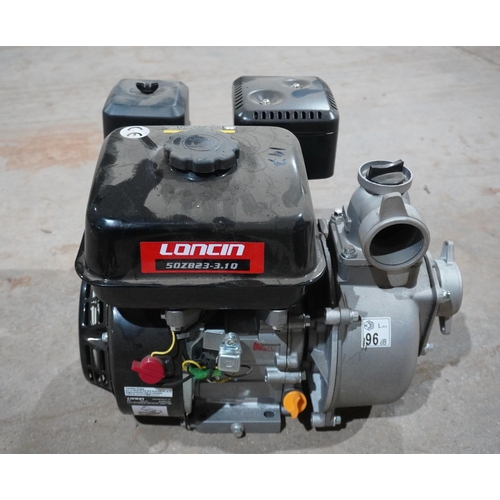 297 - Lancin 163cc engine with pump, new