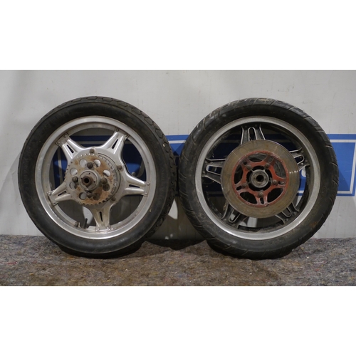 523 - 2 Honda Comstar wheels