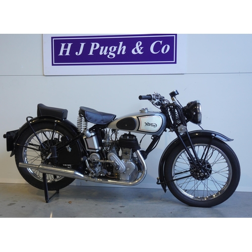 625 - Norton 16H motorcycle. 1940. Lots of money spent some years ago then stored.  Kicks over with compre... 