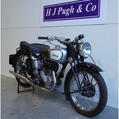 625 - Norton 16H motorcycle. 1940. Lots of money spent some years ago then stored.  Kicks over with compre... 