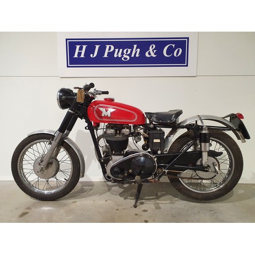 659 - Matchless G80 500cc motorbike.1961. Part converted to CS spec including high level exhaust, CS tank,... 