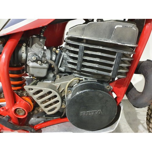 753 - Beta TR34 trials motorcycle,1986/7. Good compression, engine fitted with new piston ring and crank s... 