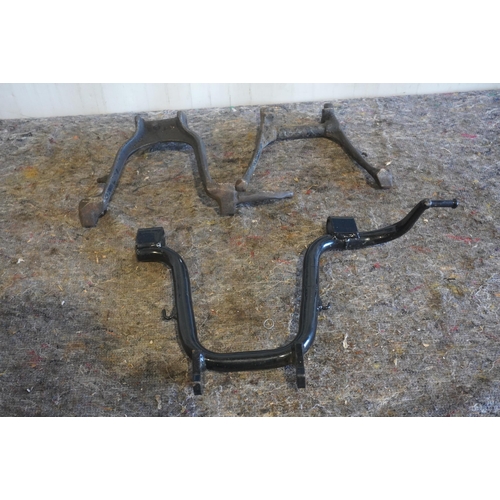 586 - 3 Centre stands, BSA to include Goldstar and Triumph 500
