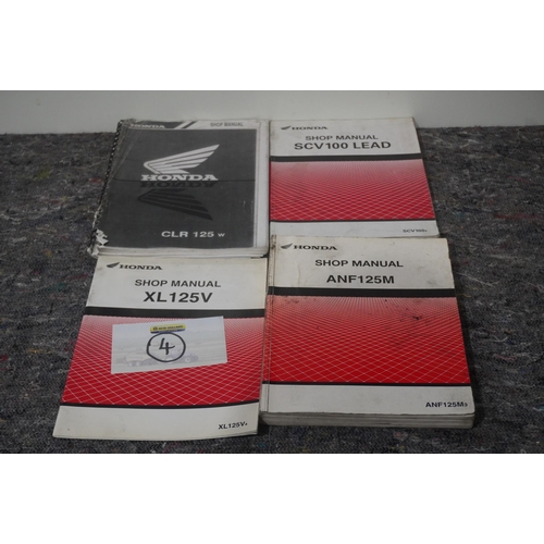 591A - Honda Shop Manuals for various 125cc models