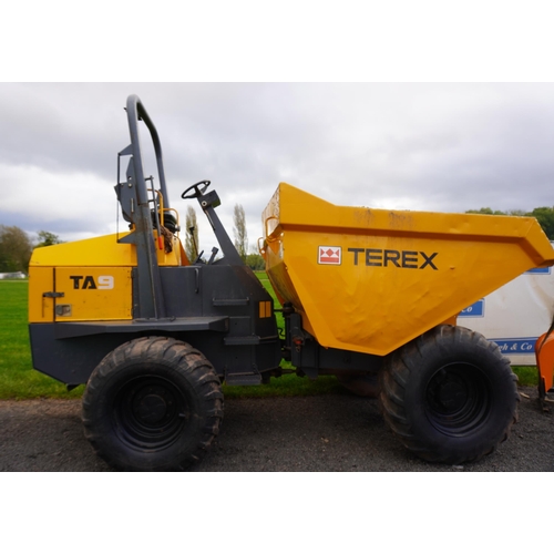 1084 - Used Terex TA9 articulated dumper. 2013. SN. SLED1NP0ECBMV3851