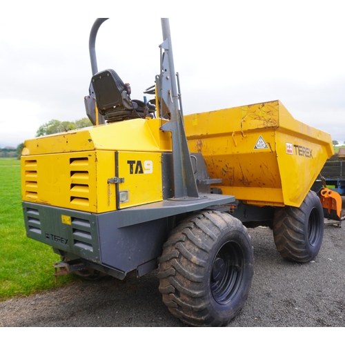 1084 - Used Terex TA9 articulated dumper. 2013. SN. SLED1NP0ECBMV3851