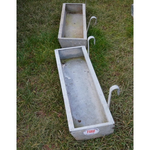 1188 - Hang on troughs 3ft -2