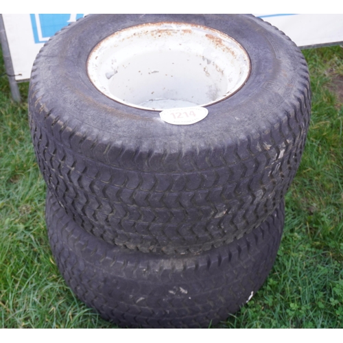 1214 - Grass tyres 31/15.5-15 and rims