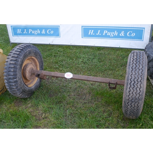 1247 - Axle, wheels and tyres 16