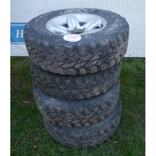 1259 - Wheels and tyres 245/70 R16