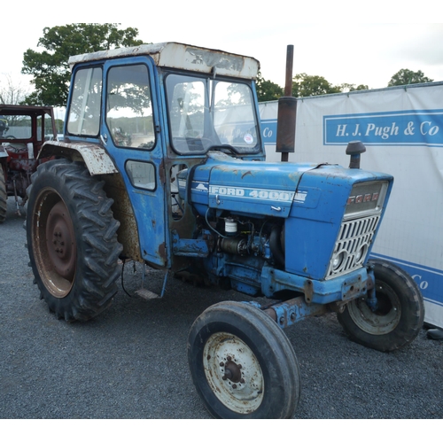 1266 - Ford 4000 tractor. 4000hrs recorded. Runs and drives