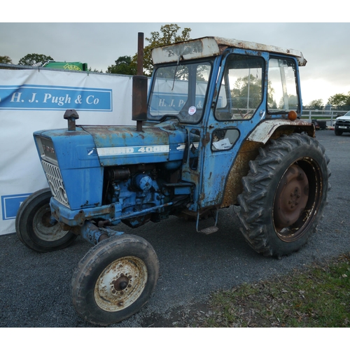 1266 - Ford 4000 tractor. 4000hrs recorded. Runs and drives