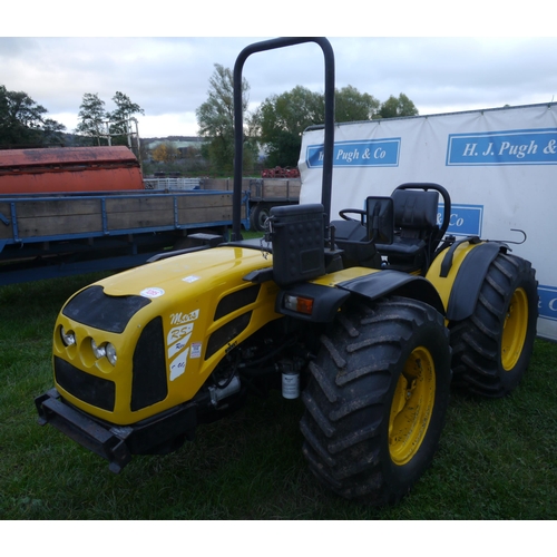 1285 - Pasquali Mars RS 8.90 tractor. 2003, 4x4 Alpine, reverse drive, 40KMH 1000/540 PTO