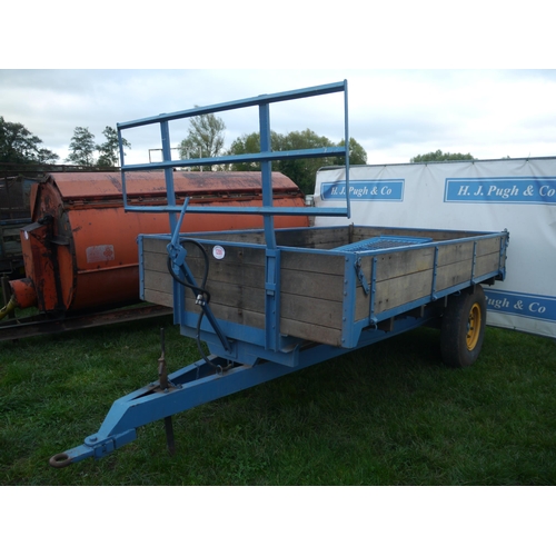 1286 - Tipping trailer with extension and thriples