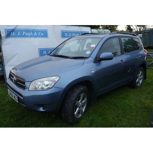 1319 - Toyota RAV 4 car. MOT Jan 2022. 98,000Miles. Reg. GR06 NGG