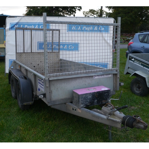 1321 - Ifor Williams GD84TA Mk3 plant trailer with ramp. Key in office