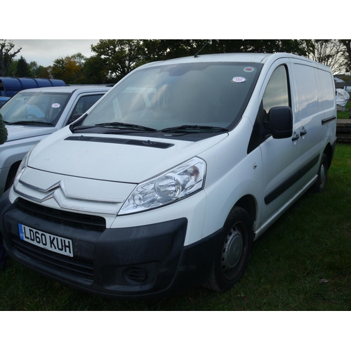 1324 - Citroen Dispatch van. 134,507miles. Reg. LD60 KUH. V5