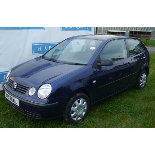 1342 - VW Polo 1.25, 12 months MOT. 62,989miles. Reg. WK52 RWL