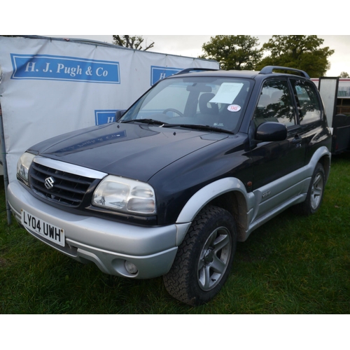 1343 - Suzuki Vitara 1.6L petrol. GWO. MOT July 2022. 70,000+miles. Reg. LX04 UWH