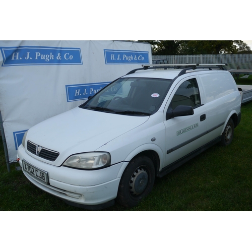 1345 - Vauxhall Astra van 1.7DTI Reg. X702 CJB