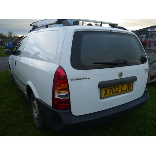 1345 - Vauxhall Astra van 1.7DTI Reg. X702 CJB