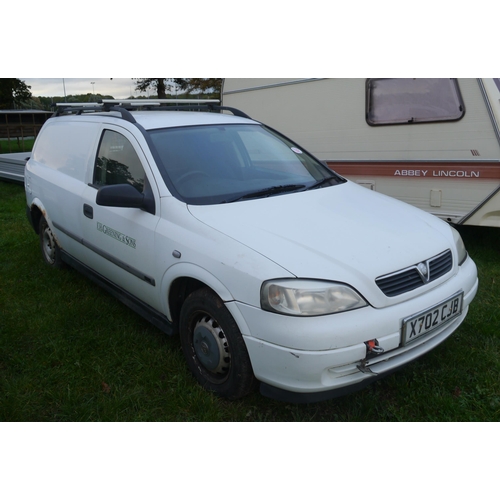 1345 - Vauxhall Astra van 1.7DTI Reg. X702 CJB