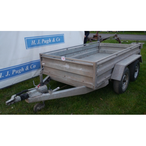 1346 - Tandem axle plant trailer 8ft 6