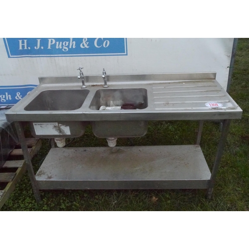 1359 - Stainless steel sink unit