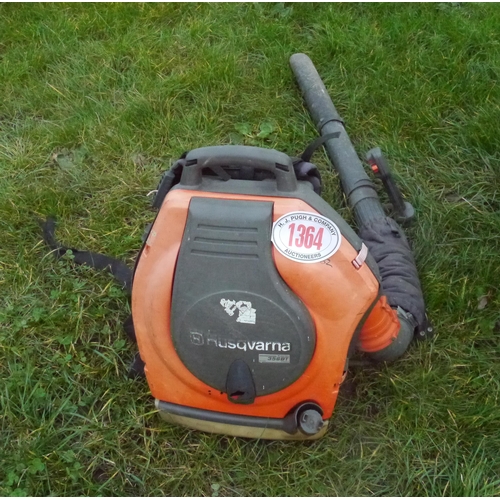 1364 - Husqvarna back pack blower