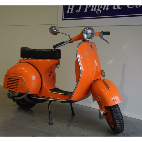 731 - Vespa GS160 scooter. 1964. Frame and engine numbers match. Runs but needs gear cable sorting and car... 