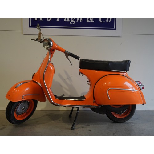 731 - Vespa GS160 scooter. 1964. Frame and engine numbers match. Runs but needs gear cable sorting and car... 