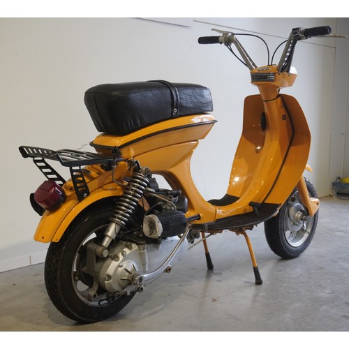 736 - Lambretta Vega 75 scooter. 1968. Runs. Comes with dating certificate, workshop manual and NOVA