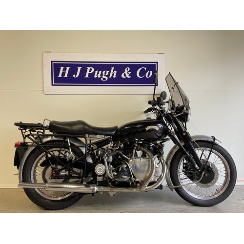 635 - Vincent Rapide motorcycle. 1000cc. 1955. This bike has been modified for road use and was last runni... 