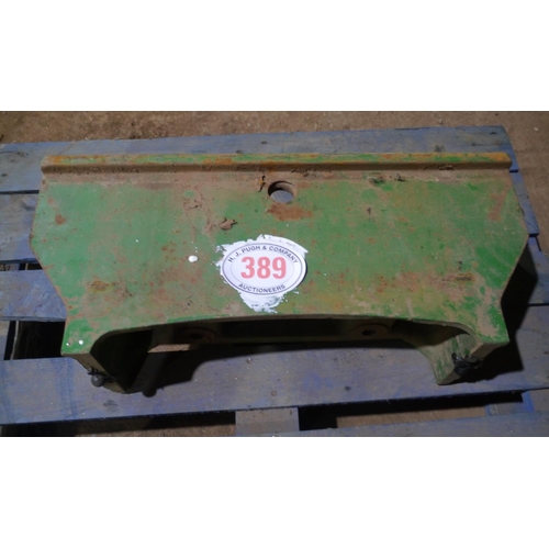 389 - John Deere tombstone weight frame