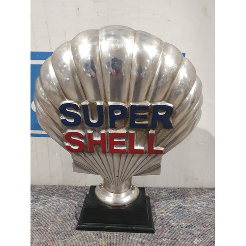 588A - Modern cast aluminium display - Super Shell 21” high