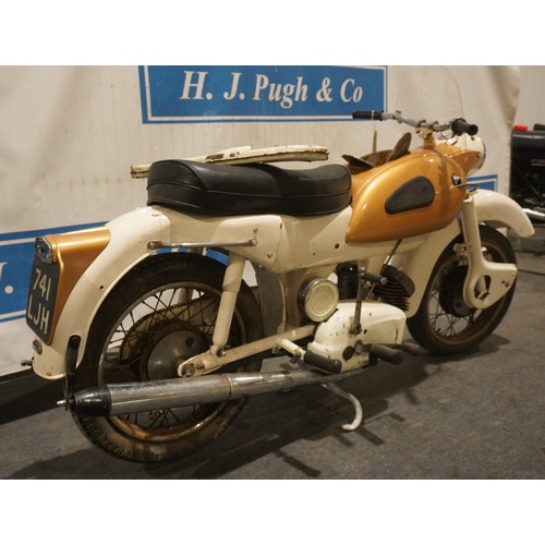 790 - Ariel Leader motorcycle. Reg. 741 LJH. No docs