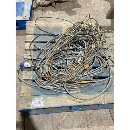 470 - Electric cable, single phase