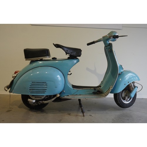 733 - Vespa 150 Sprint scooter. 1969. Indian with matching frame and engine. Runs. Comes with dating certi... 