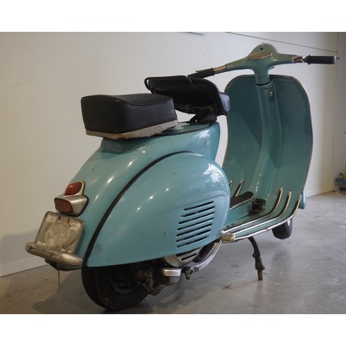 733 - Vespa 150 Sprint scooter. 1969. Indian with matching frame and engine. Runs. Comes with dating certi... 