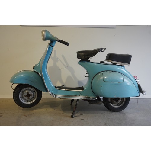 733 - Vespa 150 Sprint scooter. 1969. Indian with matching frame and engine. Runs. Comes with dating certi... 